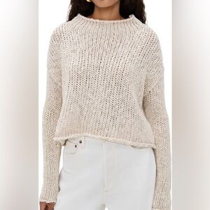 Free People Opal Rollneck Knit Sweater